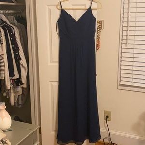 Hayley Paige floor length dress.